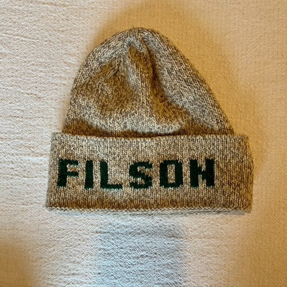 Filson Seattle Wool Beanie Spellout